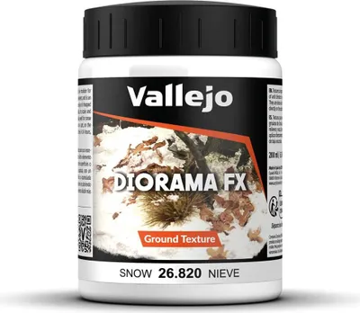 Immagine prodotto di Vallejo Weathering Effects Pittura Acrilica Neve Finitura Realistica, 200ml. per Simulazione Texture Fango o Ruggine per Modellismo