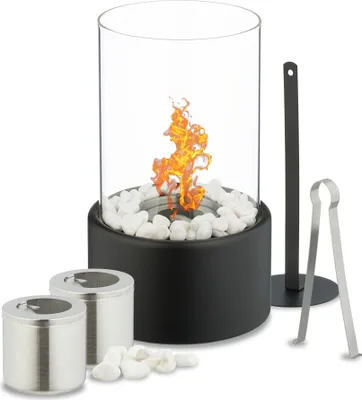 Image de Cheminée de table au bioéthanol - Usage intérieur et extérieur