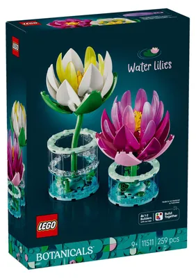 Zdjęcie produktu dla LEGO Botanicals Lilie wodne, Zestaw do budowania, 9 lat(a), Plastik, 259 szt., 329 g