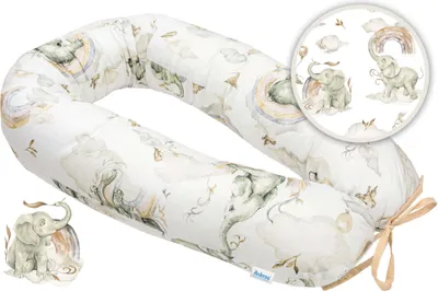 Immagine prodotto di Cuscino Gravidanza e Allattamento 170 cm, Laterale Ergonomico Multifunzionale per Dormire