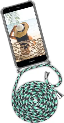Produktbild von TWIST-Case + TWIST-Cord für Huawei P10 Lite, Farbe:Seashell (Silber)