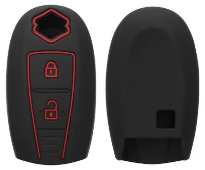 Produktbild von kwmobile Schlüsselhülle für Suzuki Sport 2-Tasten Autoschlüssel Keyless Go Hülle - Autoschlüssel Schlüssel Hülle aus Silikon - Schlüsselschutz Gehäuse