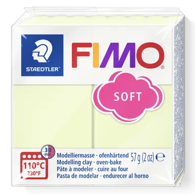 Produktbild von STAEDTLER FIMO soft 8020 ofenhärtende Modelliermasse Einzelprodukt, 57g, vanille