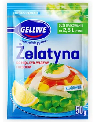 Obrázek produktu pro Gellwe Żelatyna spożywcza 50 g