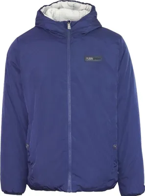 Obrázek produktu pro Plein Sport - Prošívaná bunda pánská/dámská uni, oboustranná SY1129 (XL) (modrá/bílá)