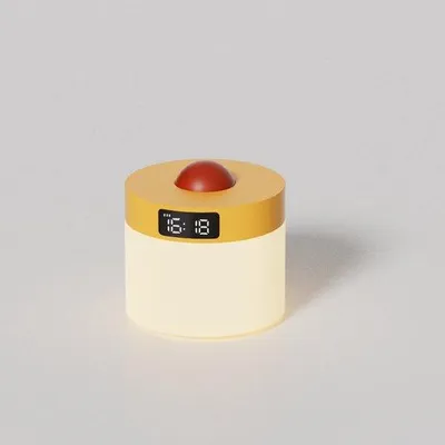 Produktbild von Nachttischlampe, oplaadbar über USB, Fernbedienung, Timer, Dimmung, Schlafzimmeraccessoire.