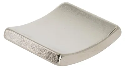 Neodym-Bogenmagnet N42, 37,5x33,5 mm, 90°, 25 mm, Südpol