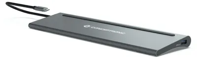 Produktbild von Conceptronic DONN17G laptop-dockingstation & portreplikator Kabelgebunden USB 3.2 Gen 1 (3.1 Gen 1) Type-C Grau