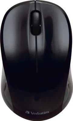 Produktbild von Verbatim Wireless Mouse GO NANO - Maus - optisch - kabellos - RF - kabelloser Empfänger (USB), Farbe: Schwarz