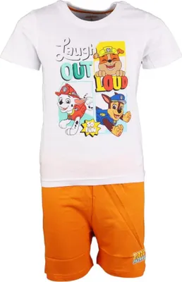 Produktbild von Paw Patrol Jungen Kinder Schlafanzug Pyjama – Weiß / 128
