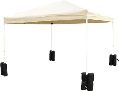 Produktbild von Pavillon Standfuß 4Er-Set Für Faltpavillon, Partyzelt, Festzelt, Robust, Schwarz, Neu