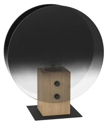 Productafbeelding van Tafellamp Millena hout met zwart