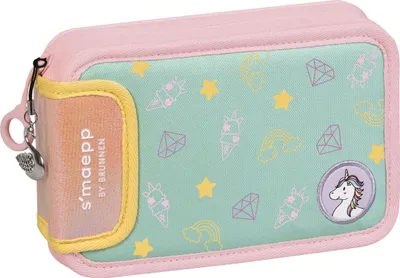Produktbild von Federmäppchen 2 Klappen Unicorn