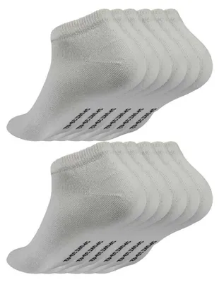 Produktbild von Sneaker Socken Herren Damen Socken Baumwolle, 12 Paar, Weiß 35-38