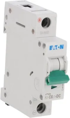 Image de Disjoncteur de protection de ligne 1P C 6A 10kA DC PL7-C6/1-DC 264886