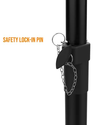 Produktbild von Lautsprecherständer Audibax Neo 121 – Faltbar, verstellbar 67-115 cm, 40 kg