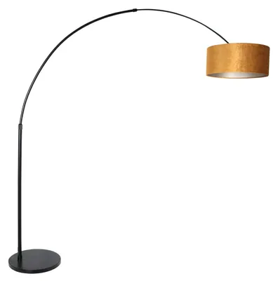 Immagine prodotto di Steinhauer - lampada da terra - Sparkled Light - nero - metallo tessile - lampada ad arco - E27 - 4691ZW