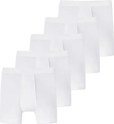 Produktbild von Schiesser 5er Pack Essentials Doppelripp Long Short / Pant Komfortabler Softbund, Natürliches Material, Strapazierfähig und langlebig