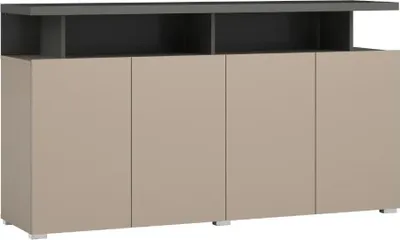 Zdjęcie produktu dla Komoda SERIO 4D 153cm congo/antracyt