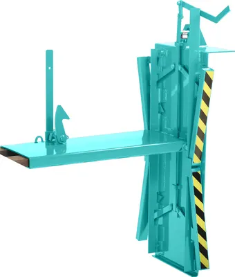 Produktbild von RR Industrietechnik Gitterboxwender 570x1640x450mm 450kg Tragkraft RAL 5018 Türkisblau