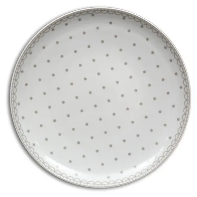 Produktbild von Thun 1794 Tom, flacher Teller, 26 cm, grau gepunktet, Thun