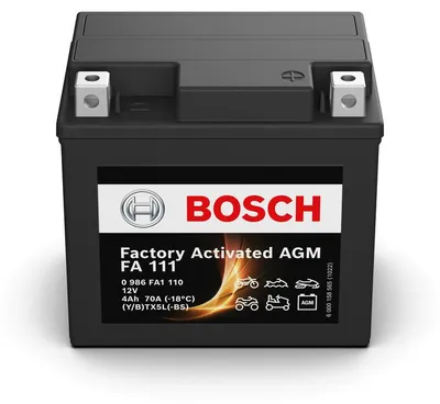 Produktbild von BOSCH Starterbatterie 12V 4Ah 70A/EN Motorrad Batterie