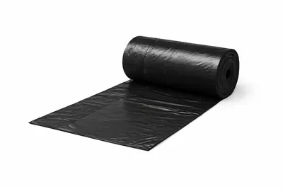 Image de Sacs poubelle RyanPack sans poignées, en PEHD, 69 × 55 cm, 20 µ, noir – 1 000 pièces par carton