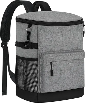 Produktbild von Kühlrucksack, 18 l, isoliert, auslaufsicher, Kühltasche für Männer und Frauen, tragbarer Kühlbox-Rucksack, Lunch-Rucksack für Camping, Wandern, Picknick, Reisen