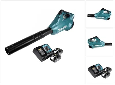 Produktbild von Makita DUB 362 RF Akku Laubbläser 2x18V + 2x Akku 3,0Ah + Ladegerät