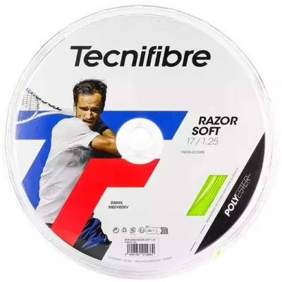 Produktbild von Tecnifibre Bob 200m Razor Soft Einzelne Tennissaite Durchsichtig 1.30 mm Durchsichtig 1.30 mm