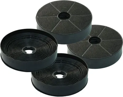 Produktbild von Sparset 4 Kohlefilter passend für Abzugshauben von Lenoxx K450 und K650