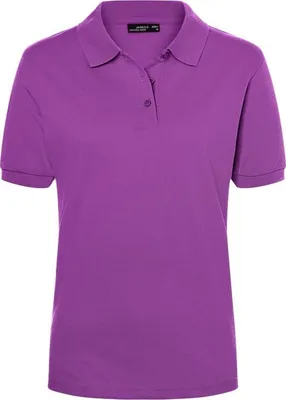 Produktbild von Hochwertiges Polohemd mit Armbündchen purple, Gr. L
