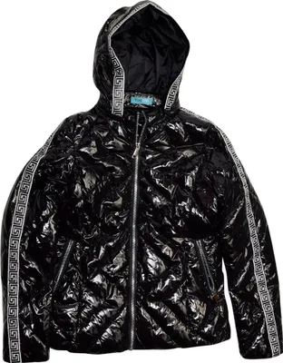 Produktbild von Damen Fendijacke Steppjacke Rot mit Kapuze