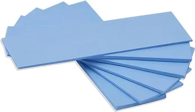 Productafbeelding van Thermische Pads - Koelpads - Component Koeling - Hoge Geleidbaarheid - 6 Stuks - Blauw