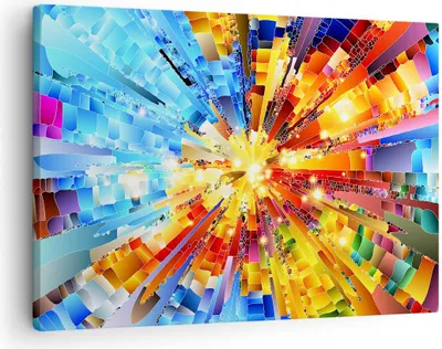 Produktbild von Bild auf Leinwand - Leinwandbild - Abstraktion modern - 70x50cm - Wand Bild - Wanddeko - Wandbilder - Leinwanddruck - Bilder - Kunstdruck - Wanddekoration - Leinwand bilder - Wandkunst - AA70x50-3982