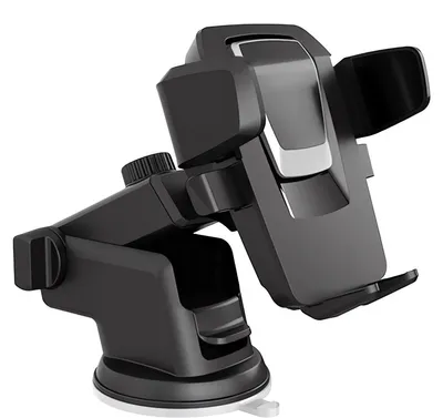 Image de Verk 04123 Support universel de téléphone de voiture avec ventouse noir