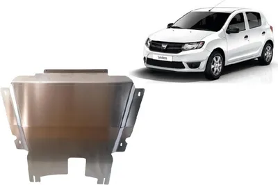 Produktbild von Stahl Unterfahrschutz für Motor aus Aluminium Dacia Sandero 2