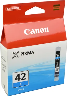 Produktbild von Canon CLI-42C Tinte Cyan, Standardertrag, Foto zyan, Tinte auf Farbstoffbasis, 1 Stück(e), 600 Seiten