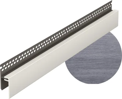 Produktbild von VOX Obere Belüftungsleiste 3m für Fassadenpaneele Kerrafront - Belüftungsprofil - Beton-Eiche