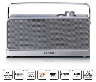 Image de Enceinte TV sans fil avec station de charge, clarté vocale DSP