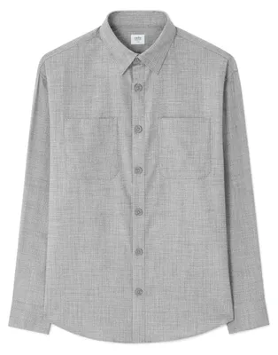 Produktbild von Celio Hemd Narmure1 mit lockerer Passform, langen Ärmeln und französischem Kragen, Größe M