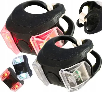 Immagine prodotto di Illuminazione Per Bicicletta Lampada A Led Per Bicicletta Anteriore Posteriore 2 Pezzi