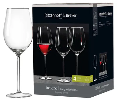 Produktbild von Burgunder 540ml 4er Set Bolero