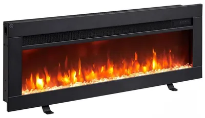 Immagine prodotto di Camino elettrico - 92 cm - Effetto fiamma 3D - Nero