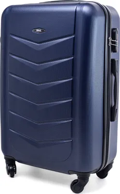 Produktbild von RGL 520 XL Reisekoffer Hartschale ABS Koffer 360° Universalrollen Zahlenschloss Teleskopgriff Grösse: XL Farbe: Dunkel Blau