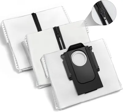 Produktbild von Wiederverwendbare Staubbeutel für Roborock S8+/S8 Pro Ultra/S7 MaxV Ultra/S7 Pro Ultra/Q8 Max+/Q7 Max+/Q7+/Q7 M5+/Q5 MAx+/Q5 Pro+/Q5+ Staubsauger Absaugstation Beutel Ersatzkit (3 Stück)