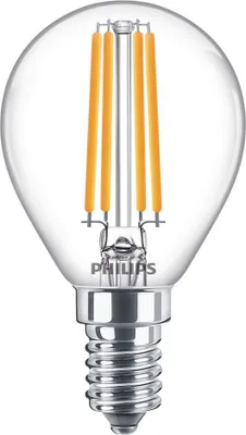 Produktbild von Philips Corepro LED Lustre E14 Kugel Fadenlampe Klar 6.5W 806lm - 840 Kaltweiß | Ersatz für 60W