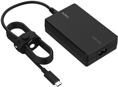 Produktbild von Belkin USB-C GaN Netzteil   100W Power Delivery schw.  INC016vfBK