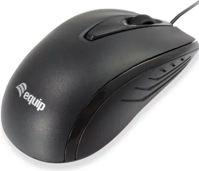 Produktbild von Equip 245107, Beidhändig, Optisch, USB Typ-A, 1000 DPI, Schwarz