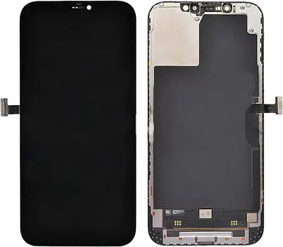 Produktbild von Display iPhone 12 Pro Max SINTECH© Premium soft OLED , schwarz, Farbe:Schwarz